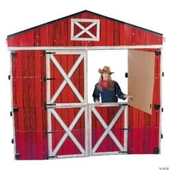 3D Barn Cardboard Stand-Up