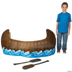 3D Canoe Cardboard Stand-Up