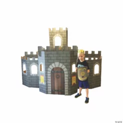 3D Castle Cardboard Stand-Up Playhouse -DIY Photo Booth Shop 3d castle cardboard stand up playhouse13960080 a02