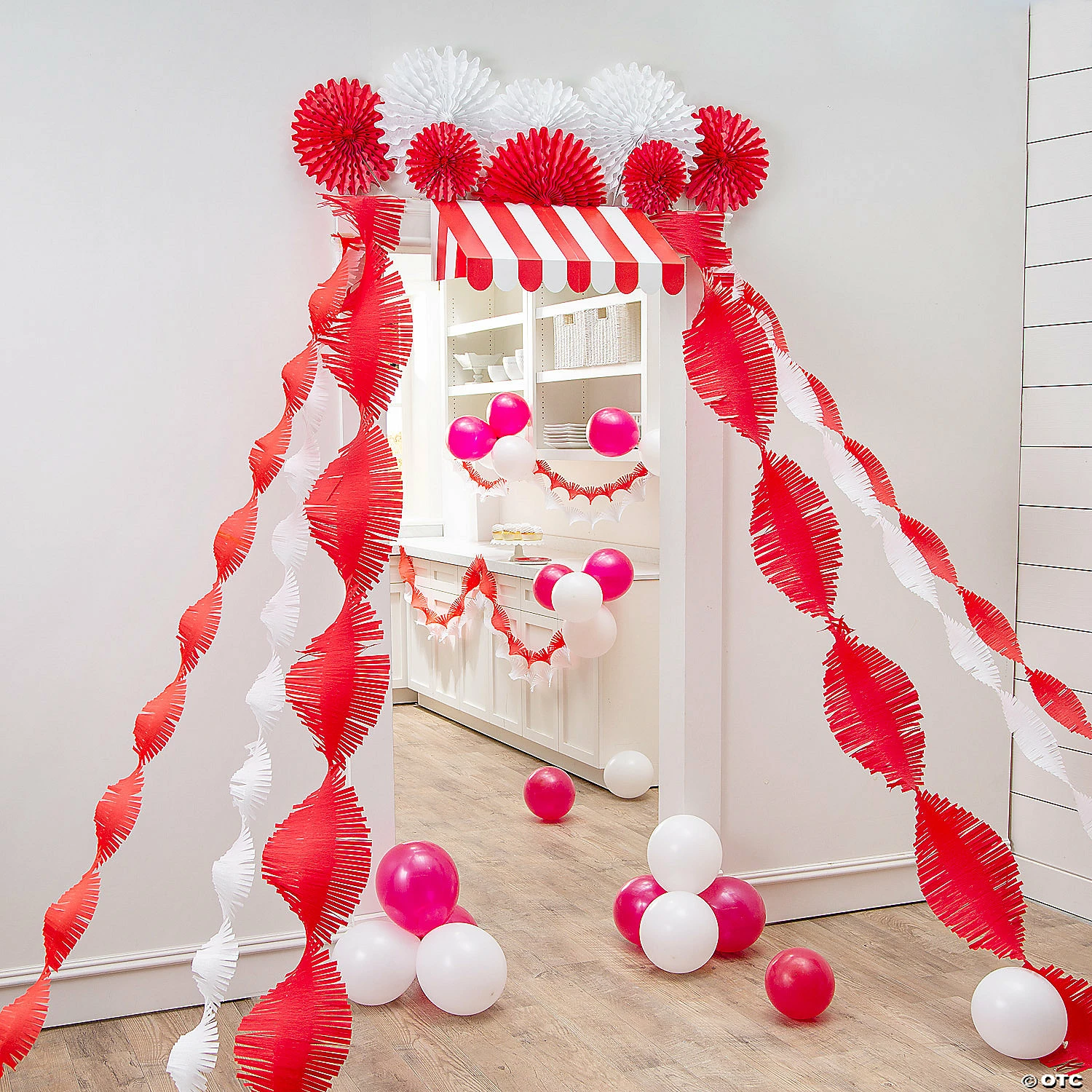 3D Red & White Circus Awning 4 3D Red & White Circus Awning - Image 2