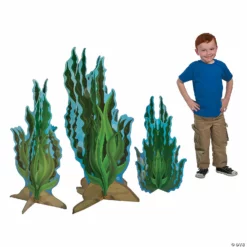 3D Seaweed Cardboard Stand-Ups - 3 Pc.