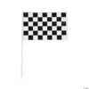 6" x 4" Bulk Small Plastic Black & White Checkered Flags - 72 Pc. -DIY Photo Booth Shop 6 x 4 bulk small plastic black and white checkered flags 72 pc 5 648a