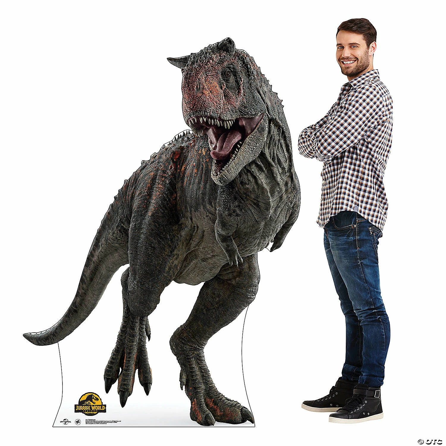 63" Jurassic World 3: Dominion™ Carnotaurus Life-Size Cardboard Stand-Up 3 63" Jurassic World 3: Dominion™ Carnotaurus Life-Size Cardboard Stand-Up