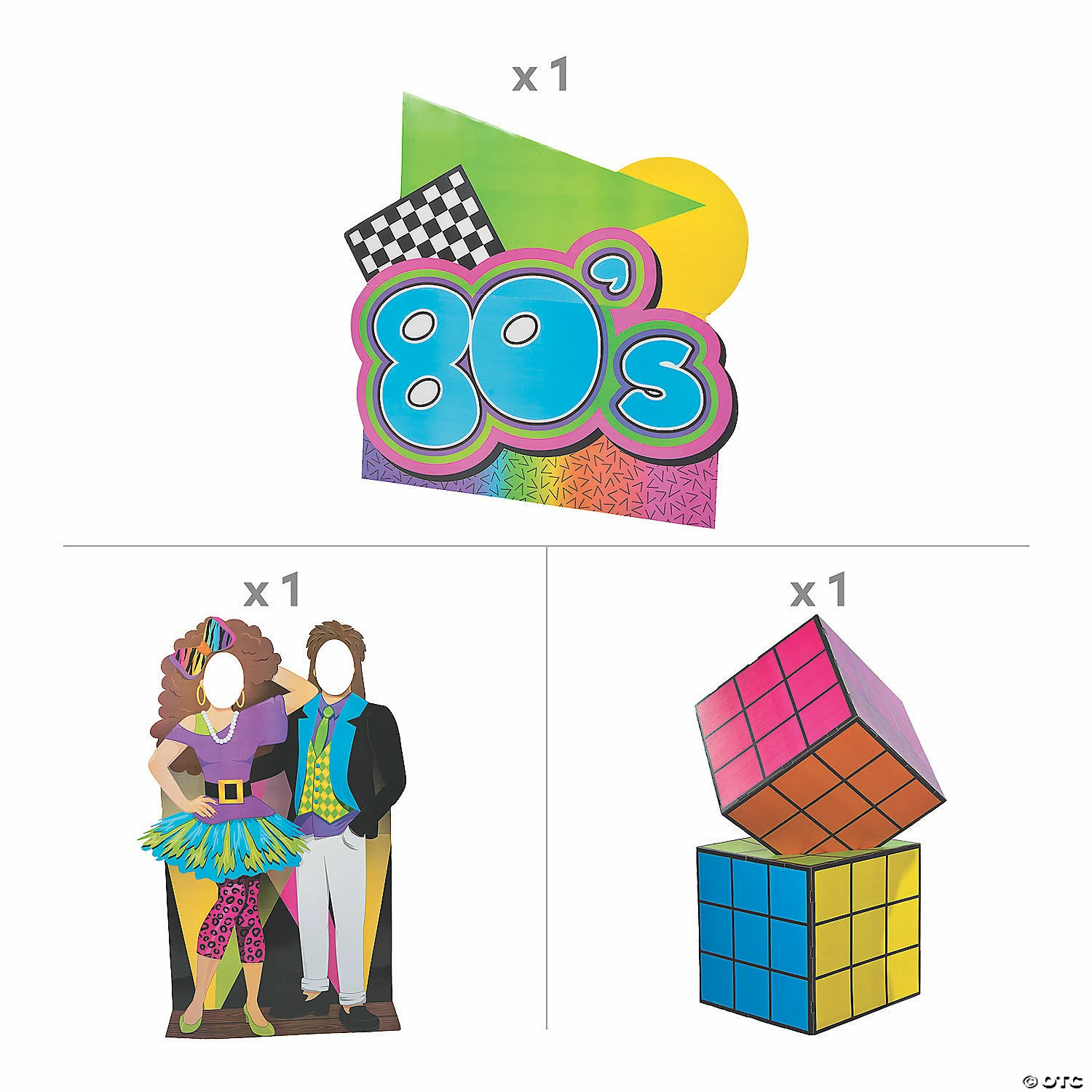80s Decorating Kit - 3 Pc. 4 80s Decorating Kit - 3 Pc. - Image 2