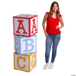 ABC Baby Blocks Cardboard Stand-Up