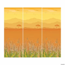 African Safari VBS Design-a-Room Backdrop - 3 Pc. -DIY Photo Booth Shop african safari vbs design a room backdrop 3 pc 13826175 a01