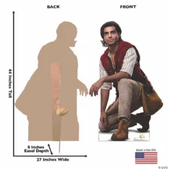 Aladdin™ Live Action Aladdin Life-Size Cardboard Stand-Up -DIY Photo Booth Shop aladdin live action aladdin life size cardboard stand up13944931 a02