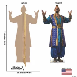 Aladdin™ Live Action Genie Life-Size Cardboard Stand-Up -DIY Photo Booth Shop aladdin live action genie life size cardboard stand up13944934 a02