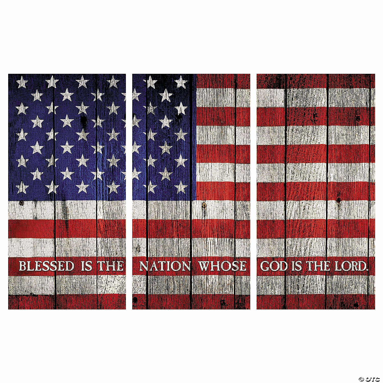 American Flag with Verse Backdrop - 3 Pc. 4 American Flag with Verse Backdrop - 3 Pc. - Image 2