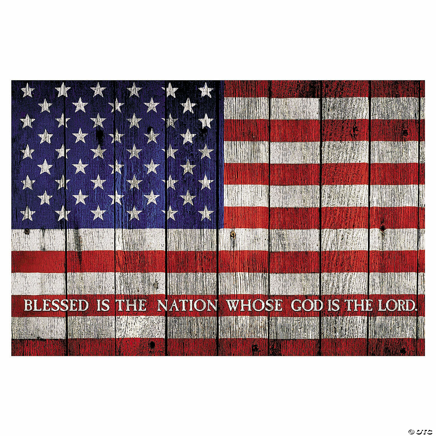 American Flag with Verse Backdrop - 3 Pc. 3 American Flag with Verse Backdrop - 3 Pc.