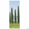 Ancient Greek Garden Cypress Scene Setter Background - 2 Pc.