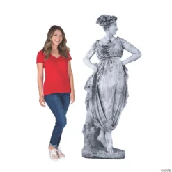 Ancient Greek Goddess Garden Statue Cardboard Stand-Up