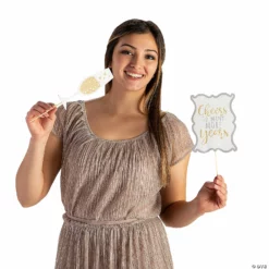 Anniversary Party Photo Stick Props - 12 Pc. -DIY Photo Booth Shop anniversary party photo stick props 12 pc 13970928 a01