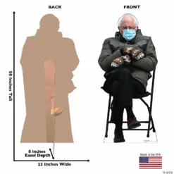 Bernie Sanders Inauguration Mittens Stand-Up -DIY Photo Booth Shop bernie sanders inauguration mittens stand up14101110 a02