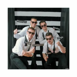 Black & White Backdrop - 3 Pc. -DIY Photo Booth Shop black and white backdrop 3 pc 13722229 a01