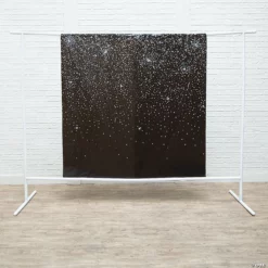 Black & White Backdrop Banner Kit - 2 Pc.