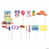 Bluey Party Scene Setter with Photo Stick Props - 16 Pc.