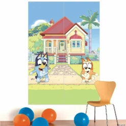 Bluey Party Scene Setter with Photo Stick Props - 16 Pc. -DIY Photo Booth Shop bluey party scene setter with photo stick props 16 pc 14193793 a01