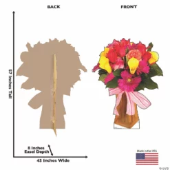 Bouquet of Flowers Life-Size Cardboard Stand-Up -DIY Photo Booth Shop bouquet of flowers life size cardboard stand up13960059 a02