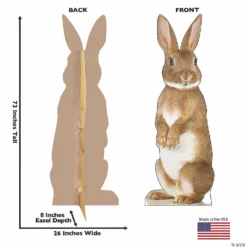 Bunny Rabbit Cardboard Stand-Up -DIY Photo Booth Shop bunny rabbit cardboard stand up13960071 a02