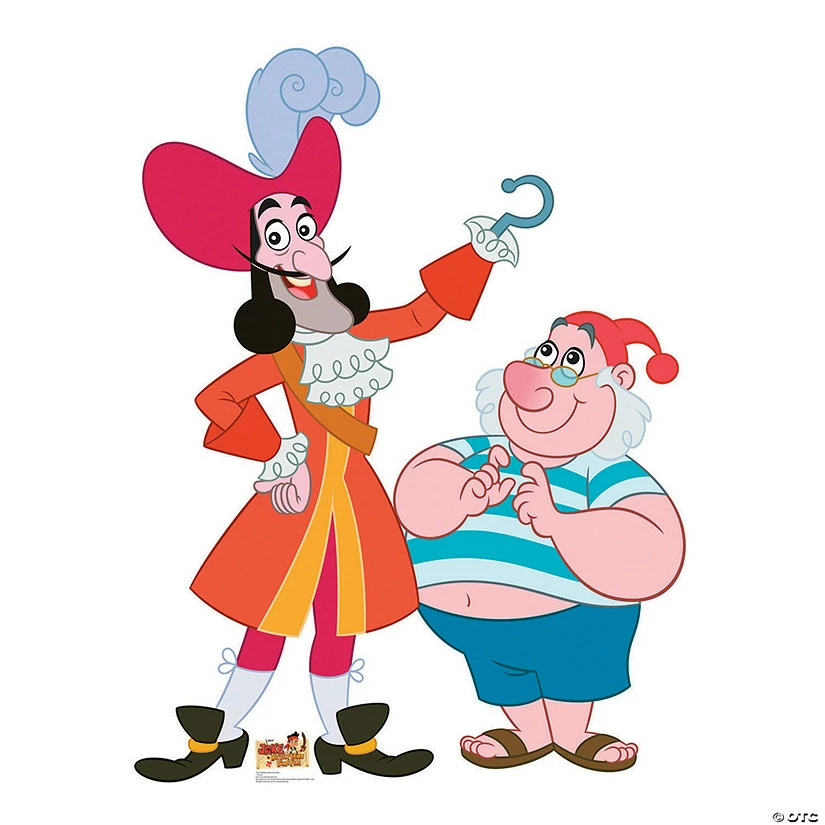 Captain Hook & Mr. Smee Life-Size Cardboard Stand-Up 3 Captain Hook & Mr. Smee Life-Size Cardboard Stand-Up
