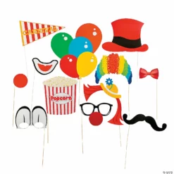 Carnival Photo Stick Props- 12 Pc.