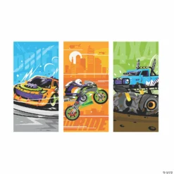 Cars & Trucks Backdrop - 3 Pc. -DIY Photo Booth Shop cars and trucks backdrop 3 pc 13933477 a01