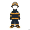 Cartoon Fireman Stand-In Life-Size Cardboard Stand-Up