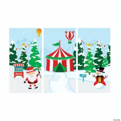 Christmas Carnival Backdrop Banner -DIY Photo Booth Shop christmas carnival backdrop banner13956822 a01