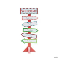 Christmas Carnival Directional Sign