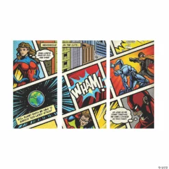 Comic Superhero Backdrop - 2 Pc. 5 Comic Superhero Backdrop - 2 Pc. -DIY Photo Booth Shop comic superhero backdrop 2 pc 13933476 a01