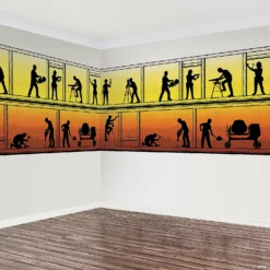 Construction Design-a-Room Decoration Set - 4 Pc. -DIY Photo Booth Shop construction design a room decoration set 4 pc 13941941 a01