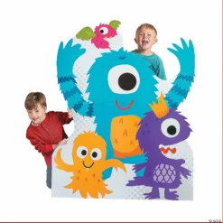 Cute Monster Life-Size Cardboard Stand-Up -DIY Photo Booth Shop cute monster life size cardboard stand up13931762 a01