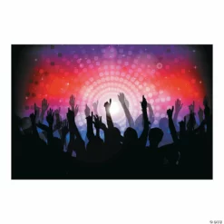 Dance Party Backdrop Banner - 3 Pc.