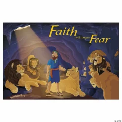 Daniel & the Lions’ Den Backdrop - 3 Pc.