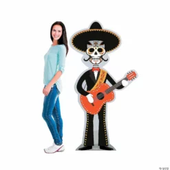 Day of the Dead Guitar Player Life-Size Cardboard Stand-Up -DIY Photo Booth Shop day of the dead guitar player life size cardboard stand up13847250 a02