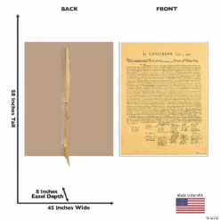 Declaration of Independence Lifesize Cardboard Stand-Up -DIY Photo Booth Shop declaration of independence lifesize cardboard stand up13944939 a01