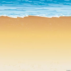 Design-a-Room Luau Beach Backdrop
