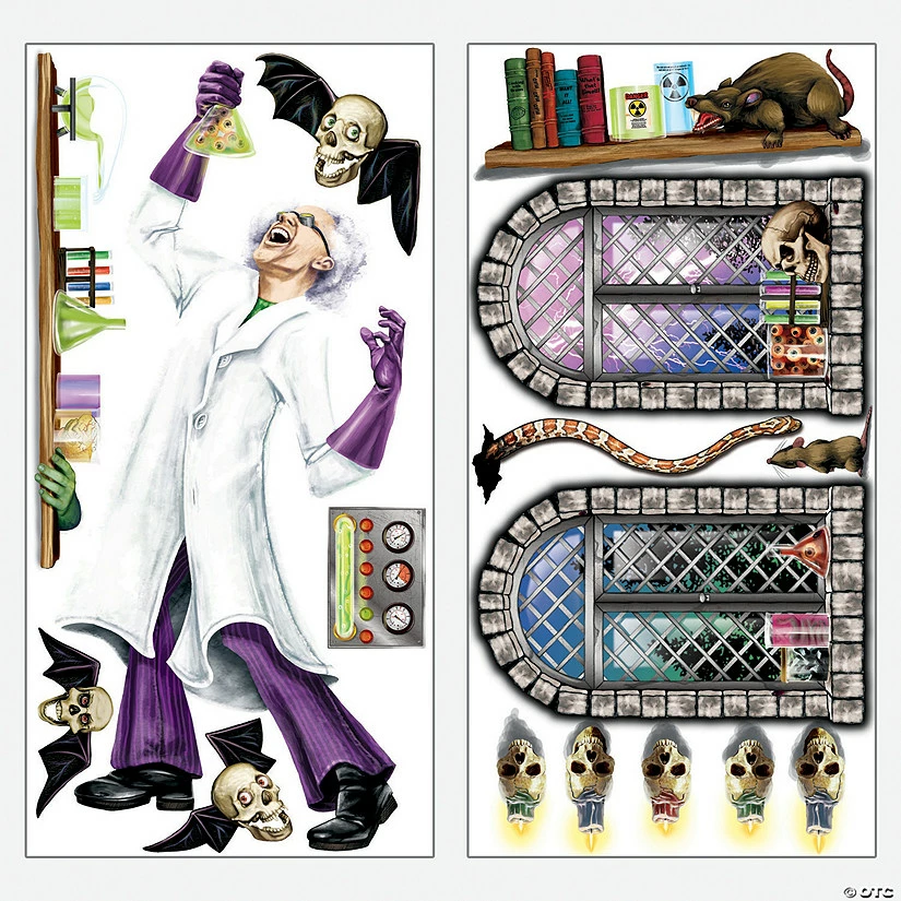 Design-A-Room Mad Scientist Backdrop Set - 2 Pc. 3 Design-A-Room Mad Scientist Backdrop Set - 2 Pc.