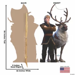 Disney’s Frozen II Kristoff & Sven Life-Size Cardboard Stand-Up -DIY Photo Booth Shop disney s frozen ii kristoff and sven life size cardboard stand up13952509 a01