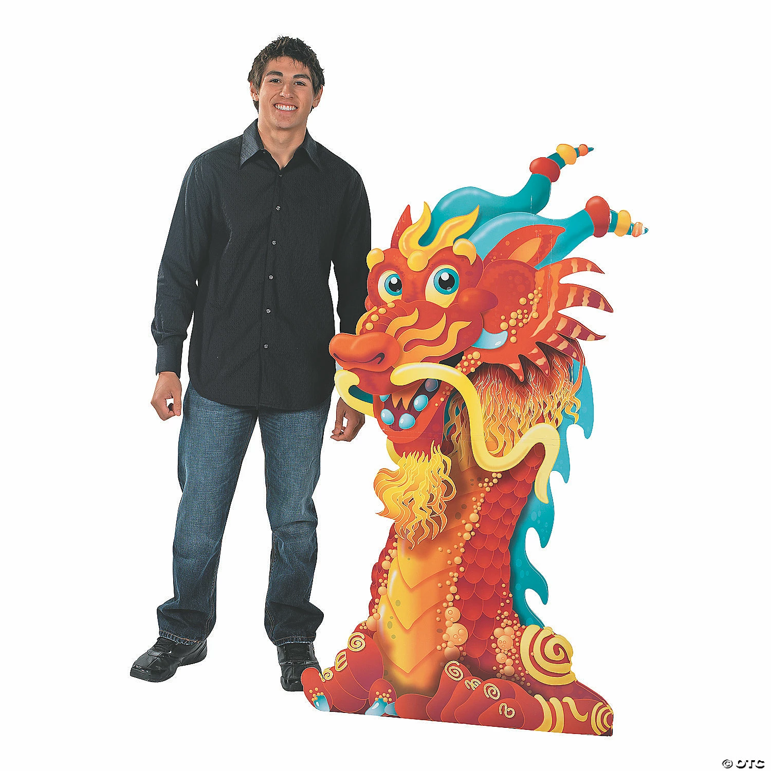 Dragon Head Cardboard Stand-Up 3 Dragon Head Cardboard Stand-Up