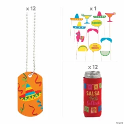 Fiesta Party Accessory Kit - 36 Pc. -DIY Photo Booth Shop fiesta party accessory kit 36 pc 14104520 a01