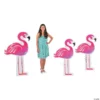 Flamingo Cardboard Stand-Ups - 3 Pc. -DIY Photo Booth Shop flamingo cardboard stand ups 3 pc 13822218