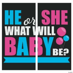 Gender Reveal Backdrop Banner -DIY Photo Booth Shop gender reveal backdrop banner13819478 a01 1