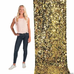 Metallic Floral Sheeting Backdrop -DIY Photo Booth Shop gold metallic floral sheeting backdrop13823807 a01