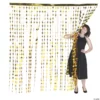 Gold Star Foil Curtain Backdrop -DIY Photo Booth Shop gold star foil curtain backdrop13947358