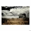 Haunted Farmhouse Backdrop - 3 Pc. -DIY Photo Booth Shop haunted farmhouse backdrop 3 pc 13703545