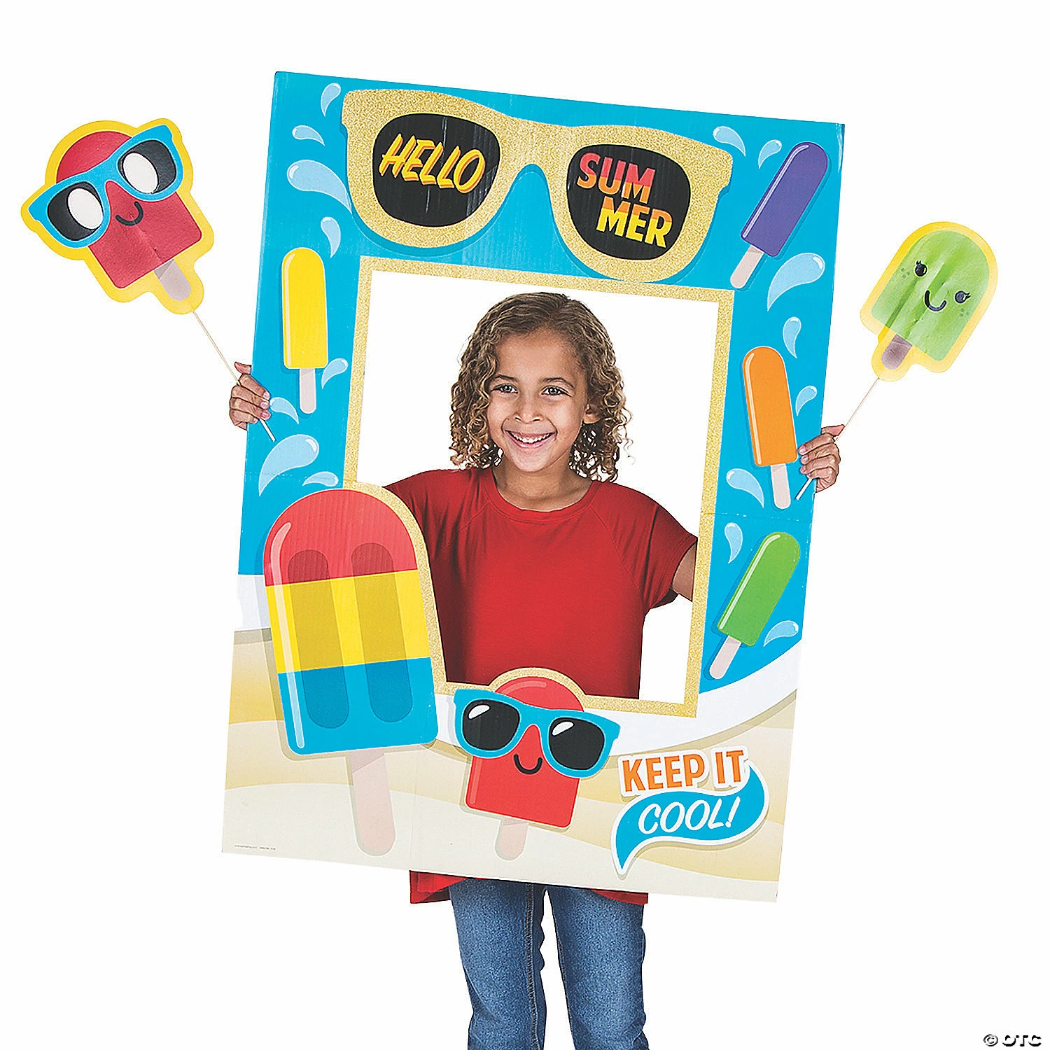 Ice Pop Photo Props with Glitter - 12 Pc. 4 Ice Pop Photo Props with Glitter - 12 Pc. - Image 2