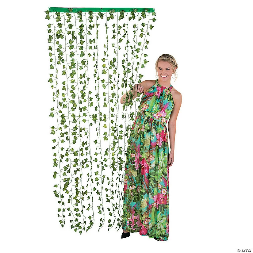 Ivy Greenery Door Polyester Curtain 3 Ivy Greenery Door Polyester Curtain