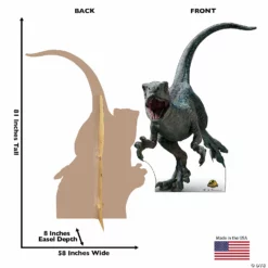 Jurassic World 3: Dominion™ Beta the Velociraptor Life-Size Cardboard Stand-Up -DIY Photo Booth Shop jurassic world 3 dominion beta the velociraptor life size cardboard stand up14104931 a01
